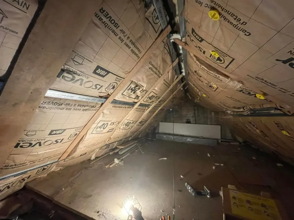 Travaux isolation intérieure - après