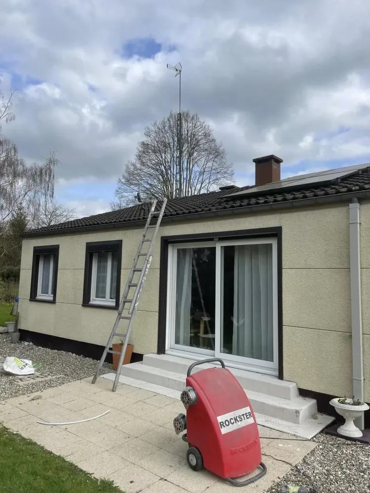 Isolation par l'extérieur - avant