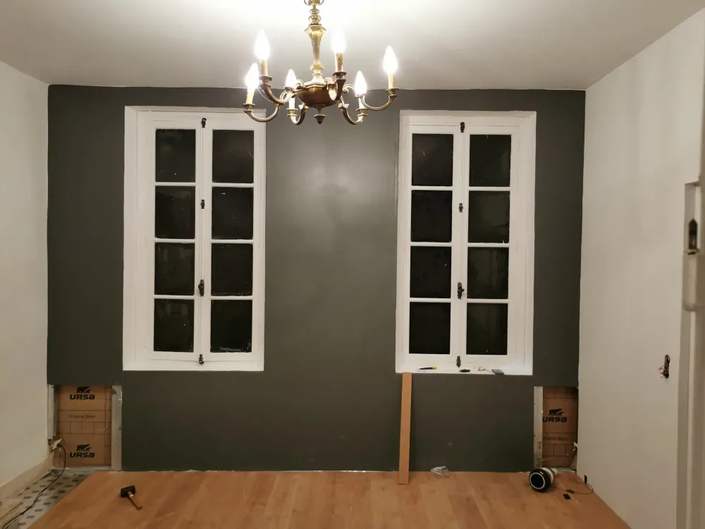 Peinture murale - après